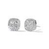 Zadok Collection Round Diamond Halo Earrings