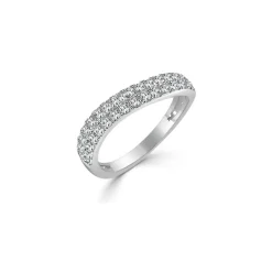 Zadok Collection 2-Row Pave Diamond Ring