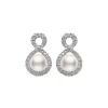 Mikimoto Ruyi Collection Akoya Cultured Pearl And Diamond Earrings