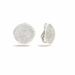 Pomellato Sabbia Pave Diamond Earrings