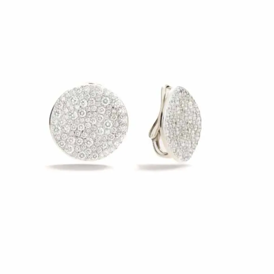 Pomellato Sabbia Pave Diamond Earrings
