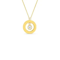 Roberto Coin Shiny Mini O Diamond Pendant