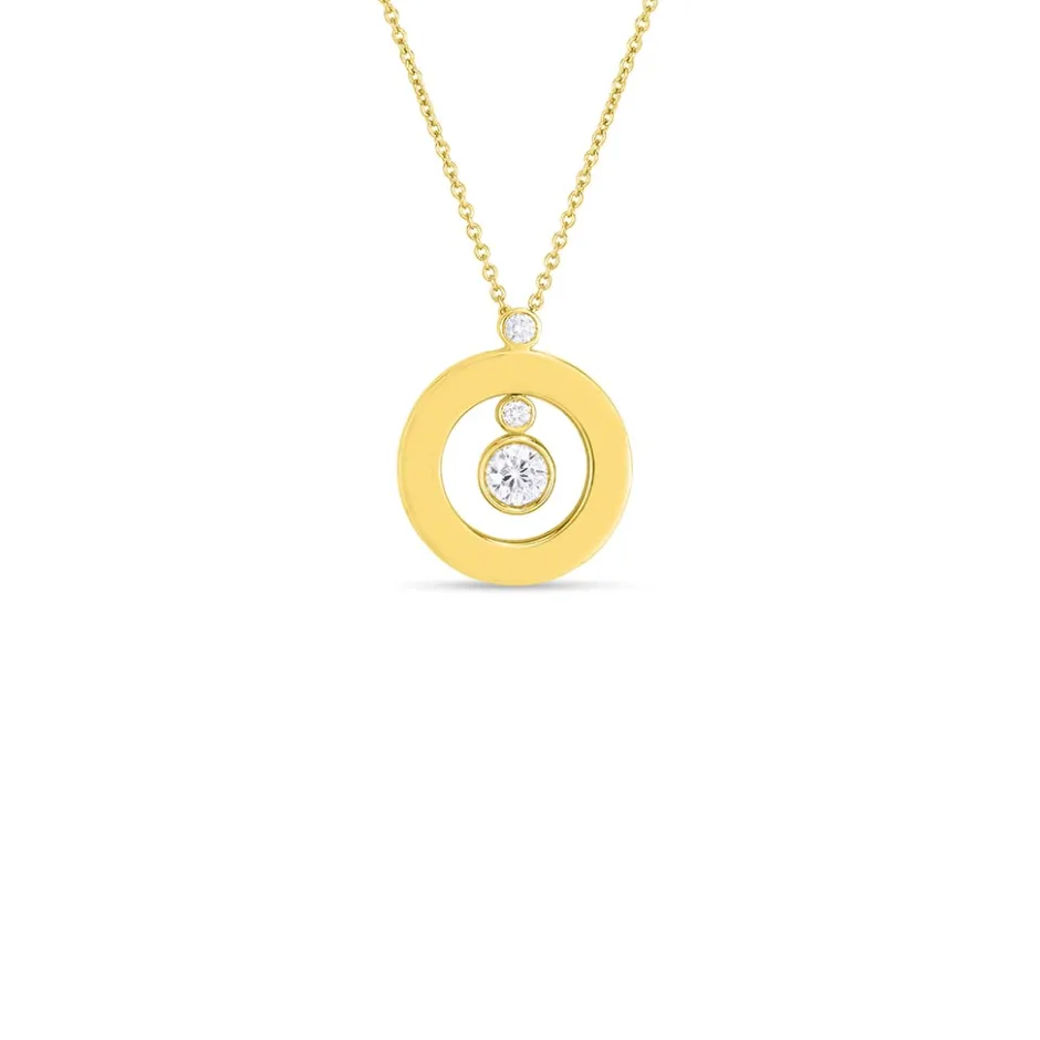 Roberto Coin Shiny Mini O Diamond Pendant