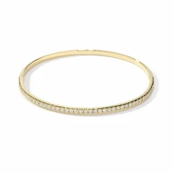 Zadok Collection Single Row 1 Carat Diamond Bangle