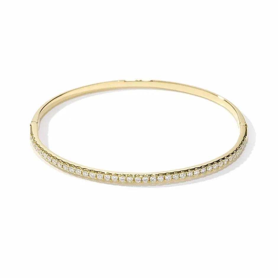 Zadok Collection Single Row 1 Carat Diamond Bangle