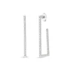 Roberto Coin Small Rectangular Diamond Earrings