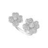 Zadok Collection Split Band Cluster Pave Diamond Ring