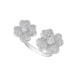 Zadok Collection Split Band Cluster Pave Diamond Ring