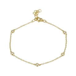 Zadok Collection Station Diamond Bracelet