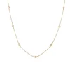 Zadok Collection Station Diamond Necklace 0.45ctw