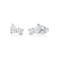 Zadok Collection Stud Diamond Earrings