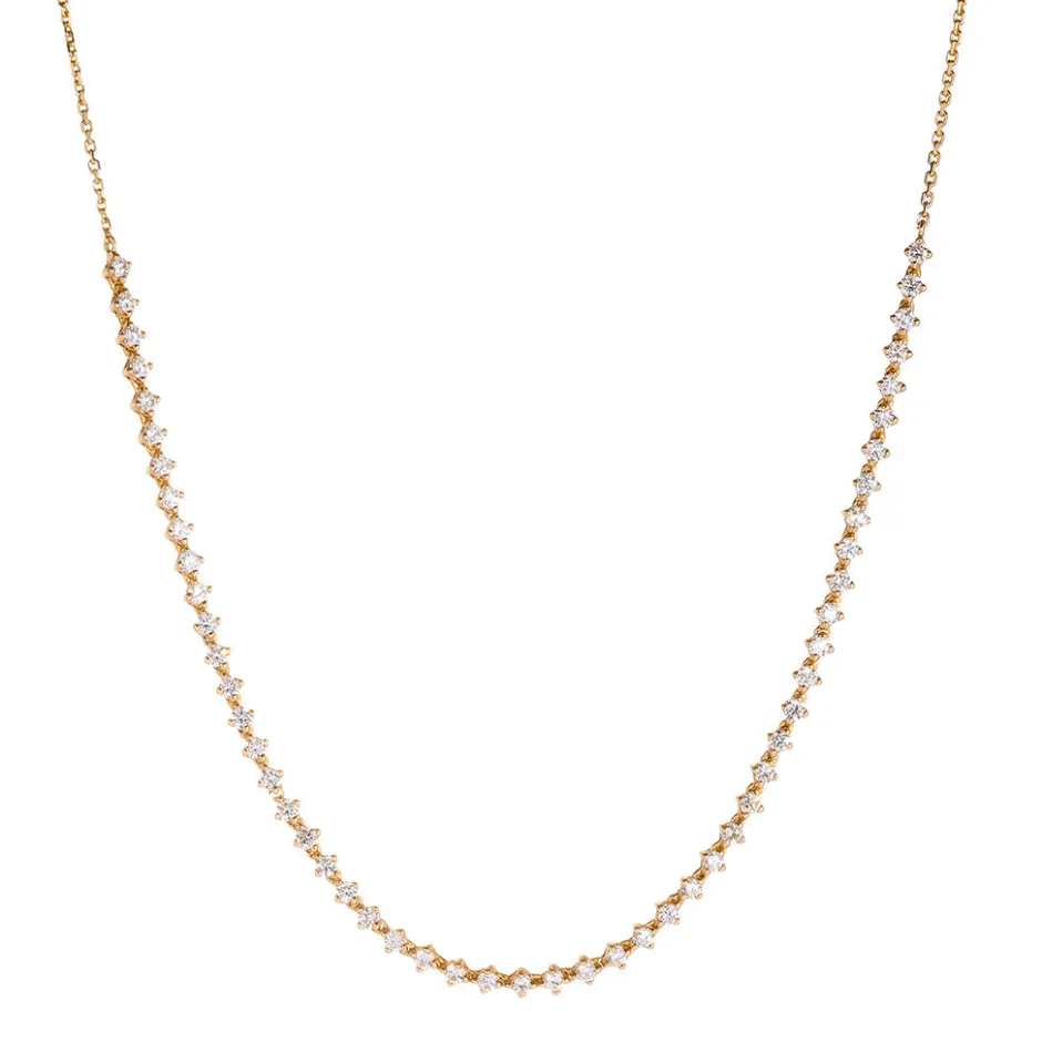 Zadok Collection Tennis Choker Diamond Necklace
