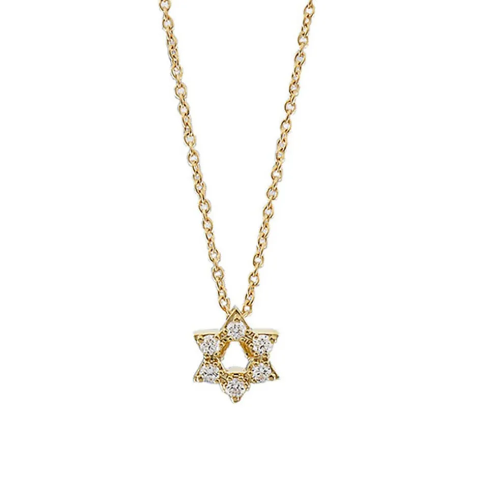 Roberto Coin Tiny Treasure Diamond Star Of David Pendant