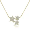 Zadok Collection Triple Star Diamond Pendant