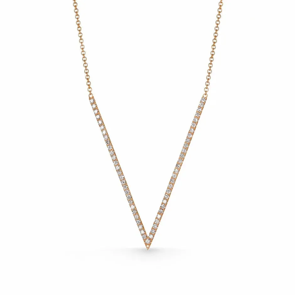 Zadok Collection V Diamond Necklace