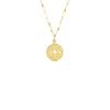 Roberto Coin Venetian Princess Satin Flower Medallion Necklace