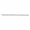 Zadok Collection White Gold Diamond Tennis With Halo Bracelet