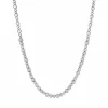 Zadok Collection White Gold Tennis With 6.78ctw Bezel Set Diamonds Necklace