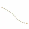 Zadok Collection Yellow Gold Alternating Multi-Shaped Diamond Tennis Bracelet