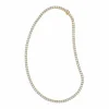 Zadok Collection Yellow Gold Asscher Diamond Tennis Necklace