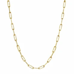 Zadok Collection Yellow Gold Paperclip Necklace